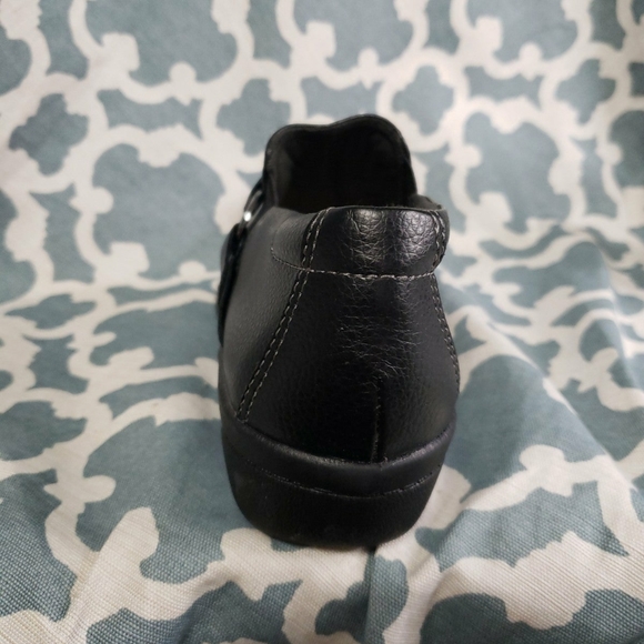 Clarks Cheyney Fame black leather sz 8 - Picture 4 of 7